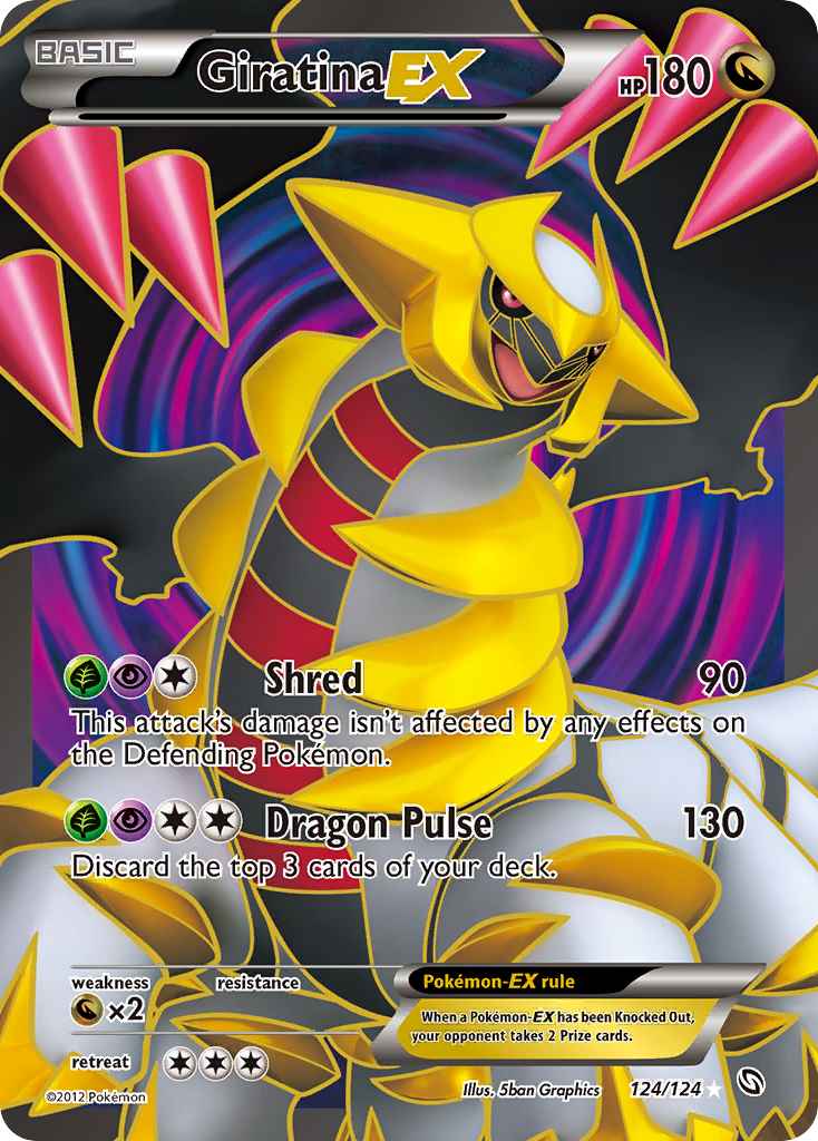 Giratina EX (124/124) [Black & White: Dragons Exalted] | Exor Games Bridgewater