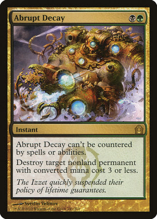 Abrupt Decay [Return to Ravnica] | Exor Games Bridgewater