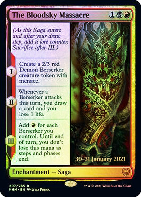 The Bloodsky Massacre [Kaldheim Prerelease Promos] | Exor Games Bridgewater