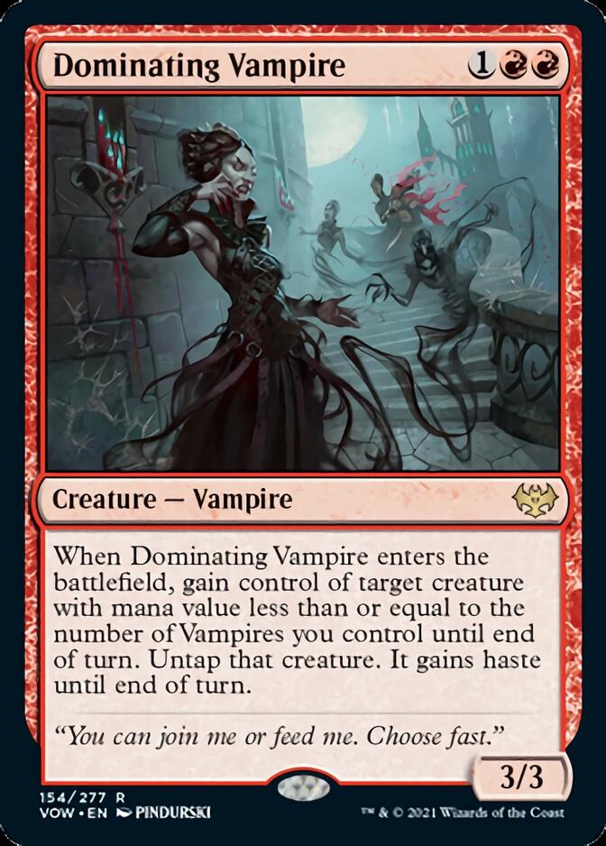 Dominating Vampire [Innistrad: Crimson Vow] | Exor Games Bridgewater