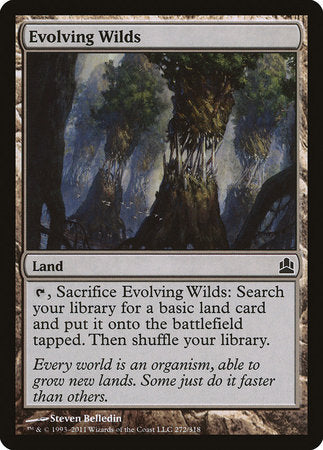 Evolving Wilds [Commander 2011] | Exor Games Bridgewater