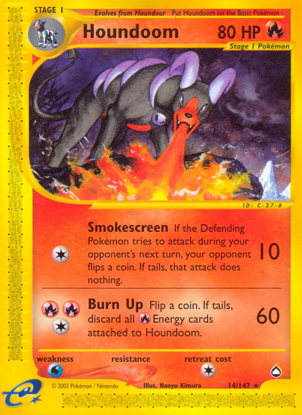 Houndoom (14/147) [Aquapolis] | Exor Games Bridgewater