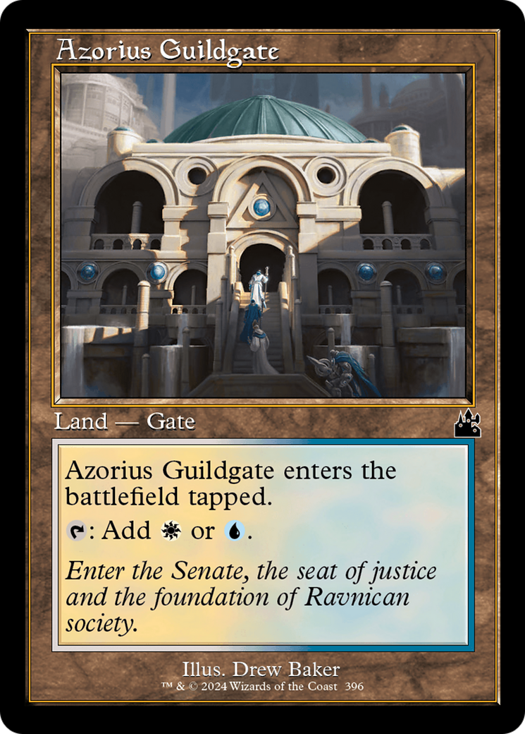 Azorius Guildgate (Retro Frame) [Ravnica Remastered] | Exor Games Bridgewater