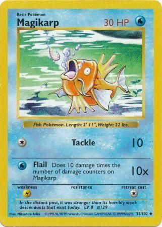 Magikarp (35/102) [Base Set Shadowless Unlimited] | Exor Games Bridgewater