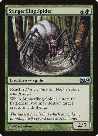 Stingerfling Spider [Magic 2012] | Exor Games Bridgewater