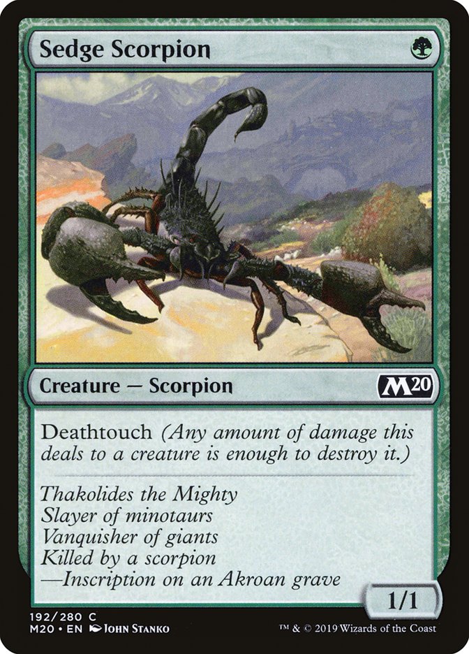 Sedge Scorpion [Core Set 2020] | Exor Games Bridgewater