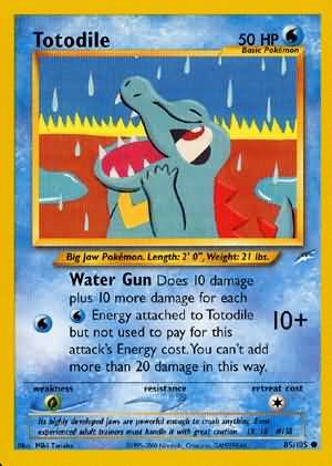 Totodile (85/105) [Neo Destiny Unlimited] | Exor Games Bridgewater