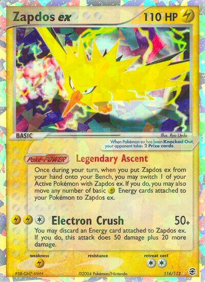 Zapdos ex (116/112) [EX: FireRed & LeafGreen] | Exor Games Bridgewater