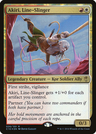 Akiri, Line-Slinger [Commander 2016] | Exor Games Bridgewater