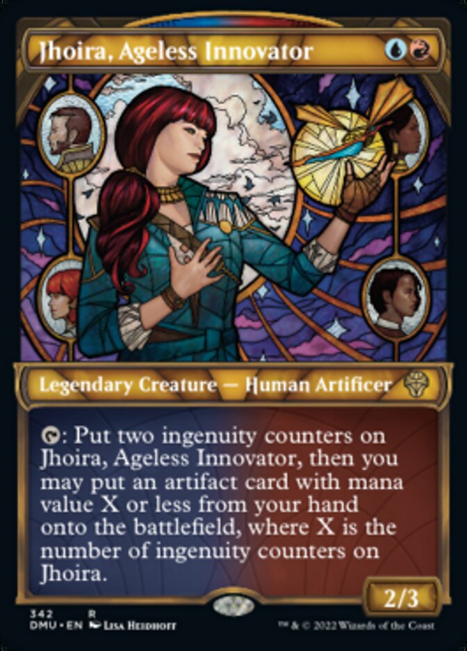 Jhoira, Ageless Innovator (Showcase Textured) [Dominaria United] | Exor Games Bridgewater