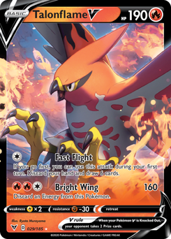 Talonflame V (029/185) [Sword & Shield: Vivid Voltage] | Exor Games Bridgewater