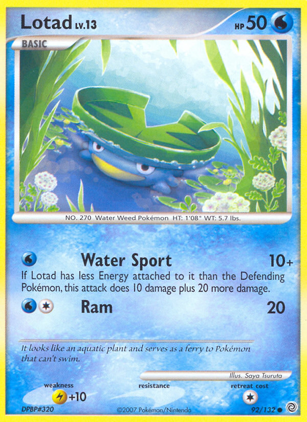 Lotad (92/132) [Diamond & Pearl: Secret Wonders] | Exor Games Bridgewater