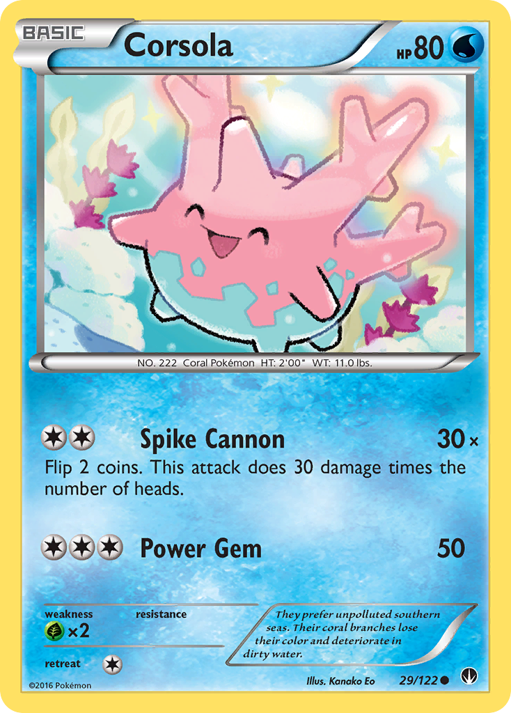 Corsola (29/122) [XY: BREAKpoint] | Exor Games Bridgewater