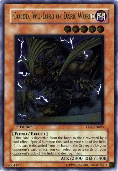 Goldd, Wu-Lord of Dark World [EEN-EN024] Ultimate Rare | Exor Games Bridgewater