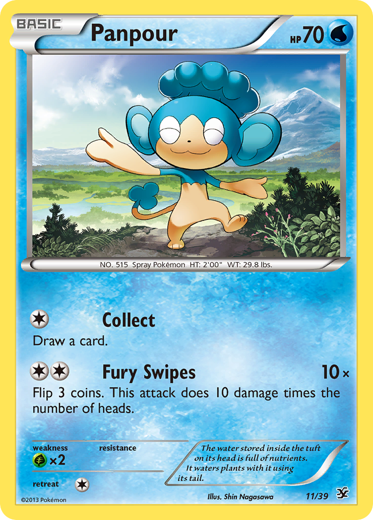 Panpour (11/39) [XY: Kalos Starter Set] | Exor Games Bridgewater