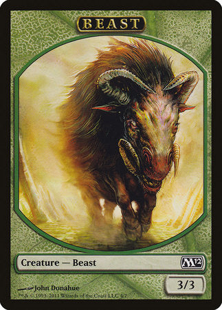 Beast Token [Magic 2012 Tokens] | Exor Games Bridgewater