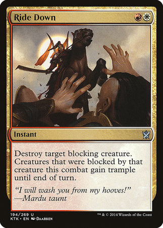 Ride Down [Khans of Tarkir] | Exor Games Bridgewater