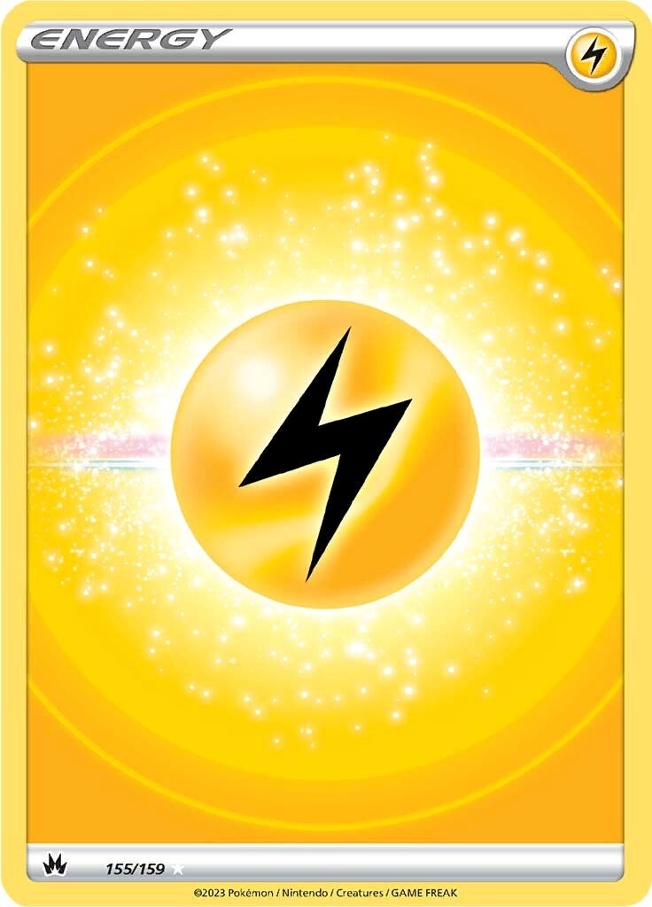 Lightning Energy (155/159) (Texture Full Art) [Sword & Shield: Crown Zenith] | Exor Games Bridgewater