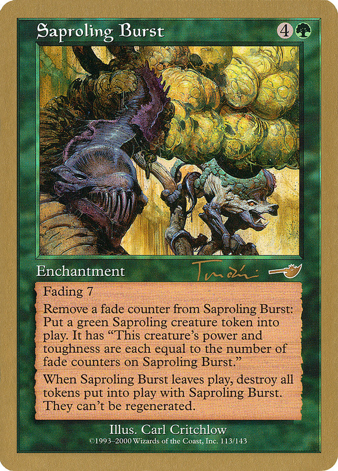 Saproling Burst (Jan Tomcani) [World Championship Decks 2001] | Exor Games Bridgewater