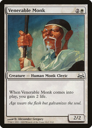 Venerable Monk [Duel Decks: Divine vs. Demonic] | Exor Games Bridgewater