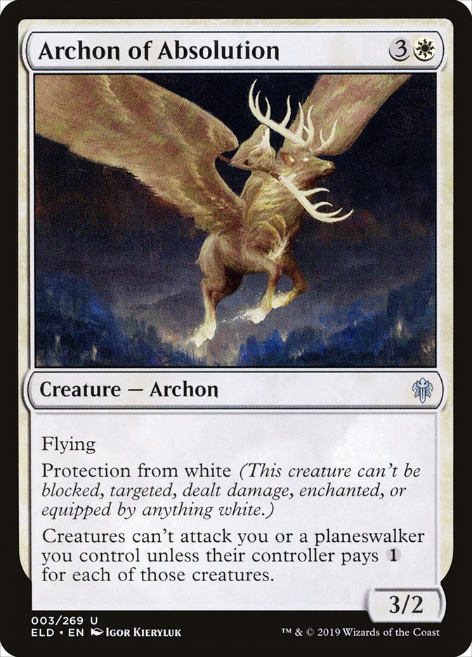 Archon of Absolution [Throne of Eldraine] | Exor Games Bridgewater