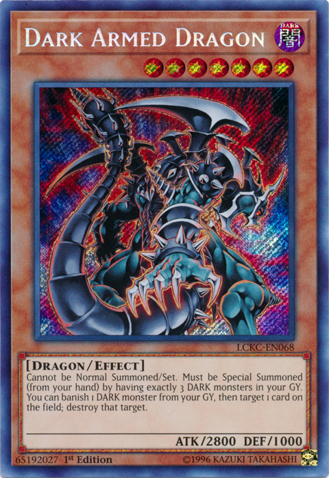 Dark Armed Dragon [LCKC-EN068] Secret Rare | Exor Games Bridgewater