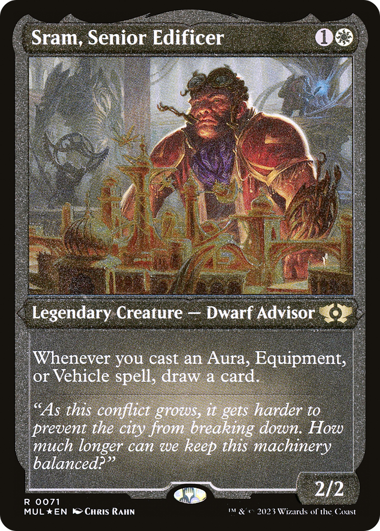 Sram, Senior Edificer (Foil Etched) [Multiverse Legends] | Exor Games Bridgewater