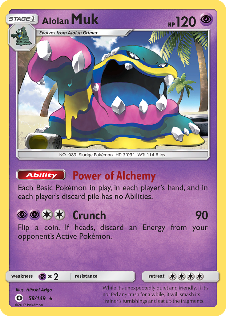 Alolan Muk (58/149) [Sun & Moon: Base Set] | Exor Games Bridgewater