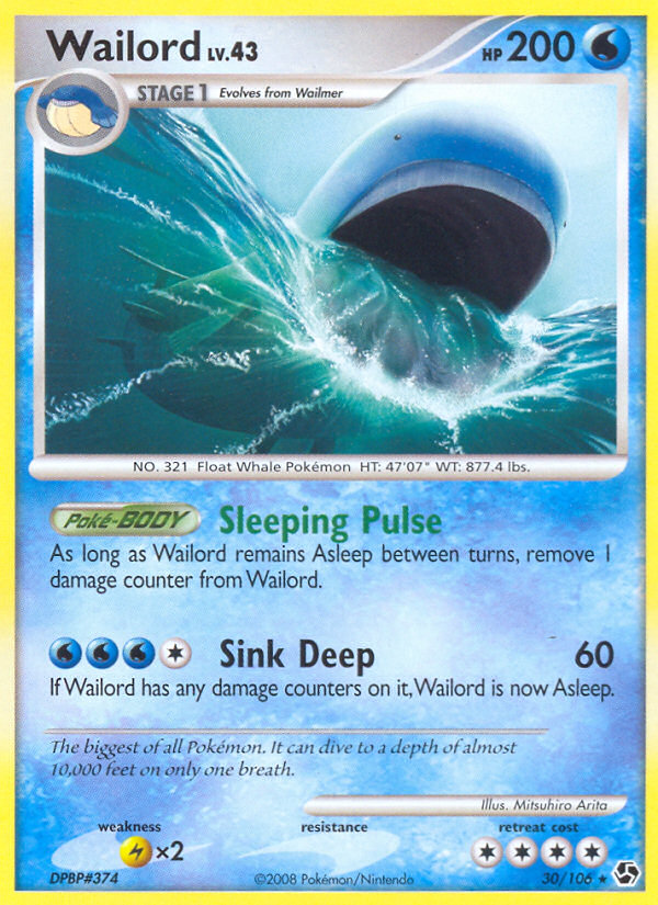 Wailord (30/106) [Diamond & Pearl: Great Encounters] | Exor Games Bridgewater