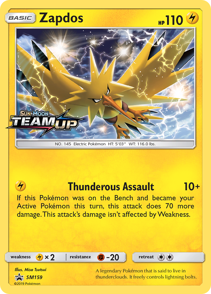 Zapdos (SM159) [Sun & Moon: Black Star Promos] | Exor Games Bridgewater