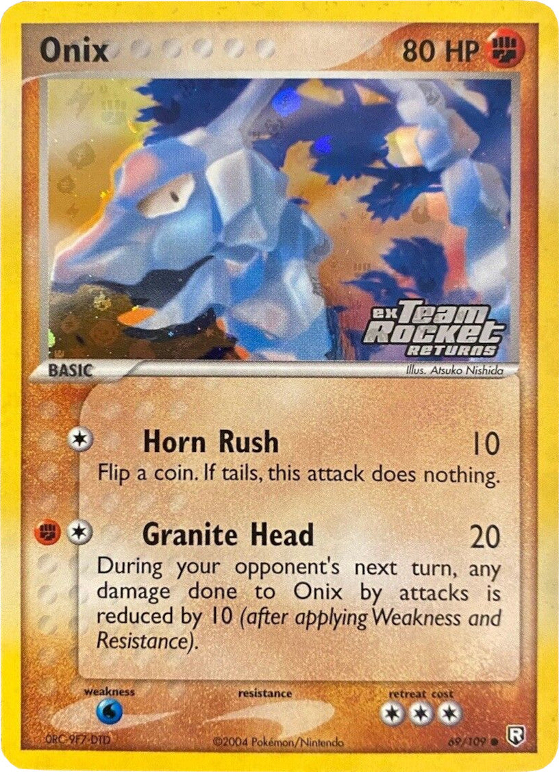 Onix (69/109) (Stamped) [EX: Team Rocket Returns] | Exor Games Bridgewater