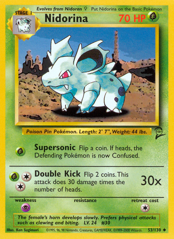 Nidorina (53/130) [Base Set 2] | Exor Games Bridgewater