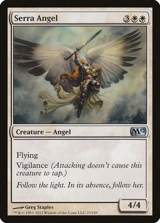 Serra Angel [Magic 2012] | Exor Games Bridgewater