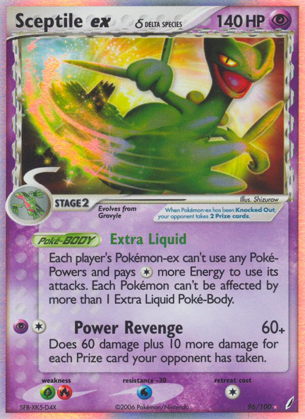 Sceptile ex (96/100) (Delta Species) [EX: Crystal Guardians] | Exor Games Bridgewater