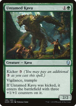 Untamed Kavu [Dominaria] | Exor Games Bridgewater