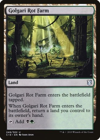 Golgari Rot Farm [Commander 2019] | Exor Games Bridgewater