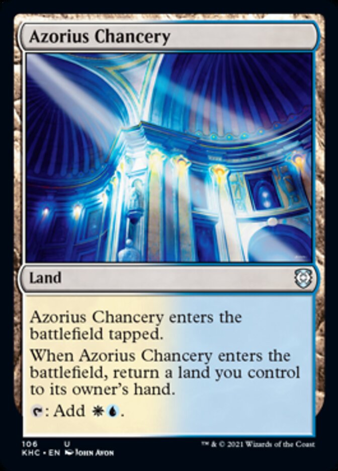 Azorius Chancery [Kaldheim Commander] | Exor Games Bridgewater