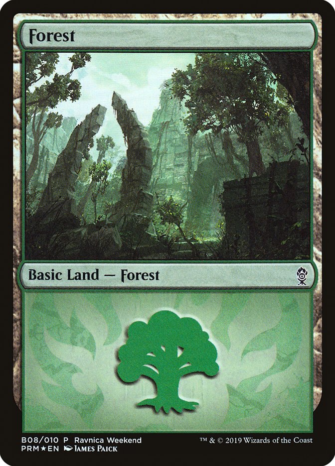 Forest (B08) [Ravnica Allegiance Guild Kit] | Exor Games Bridgewater