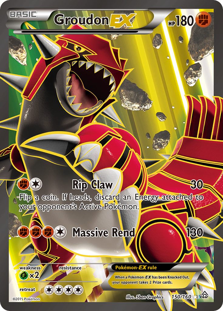 Groudon EX (150/160) [XY: Primal Clash] | Exor Games Bridgewater