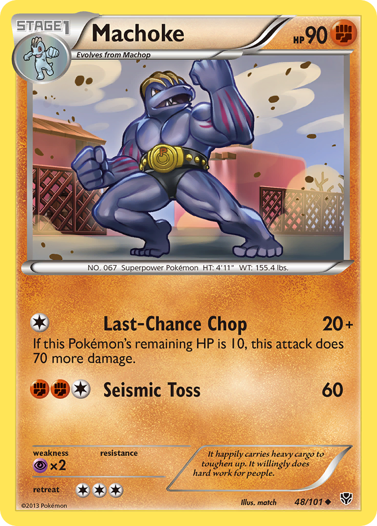 Machoke (48/101) [Black & White: Plasma Blast] | Exor Games Bridgewater