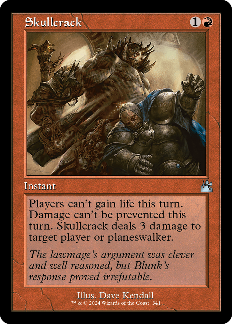 Skullcrack (Retro Frame) [Ravnica Remastered] | Exor Games Bridgewater