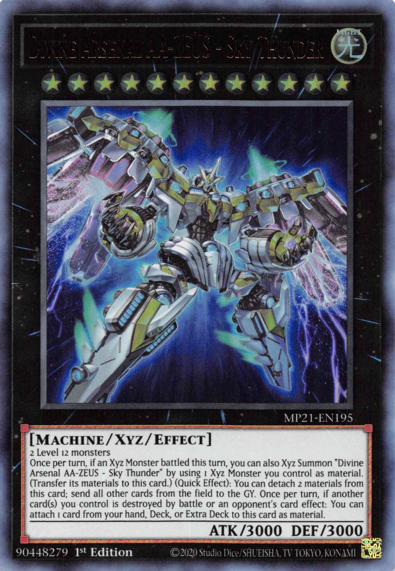 Divine Arsenal AA-ZEUS - Sky Thunder [MP21-EN195] Ultra Rare | Exor Games Bridgewater