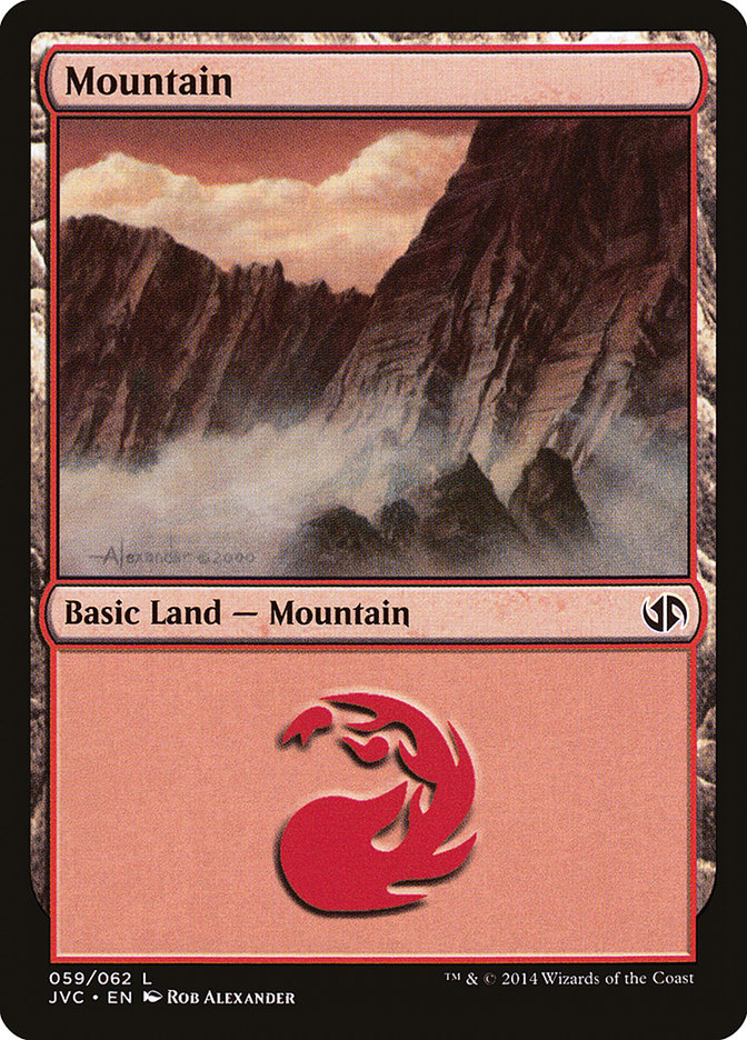 Mountain (61) [Duel Decks Anthology] | Exor Games Bridgewater