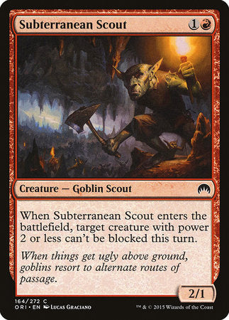 Subterranean Scout [Magic Origins] | Exor Games Bridgewater