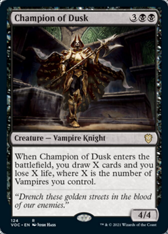 Champion of Dusk [Innistrad: Crimson Vow Commander] | Exor Games Bridgewater