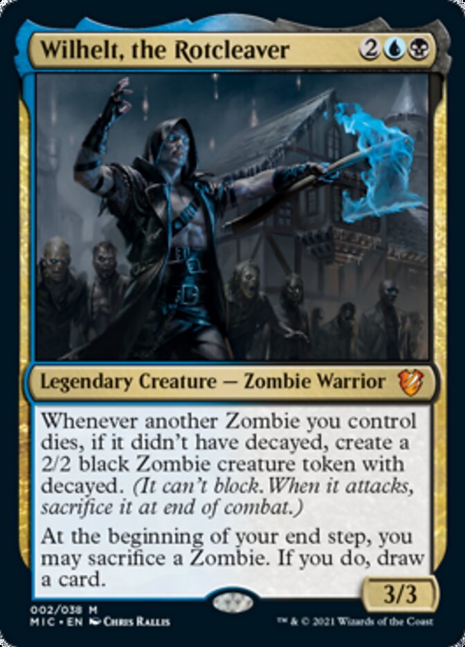 Wilhelt, the Rotcleaver (Display Commander) [Innistrad: Midnight Hunt Commander] | Exor Games Bridgewater