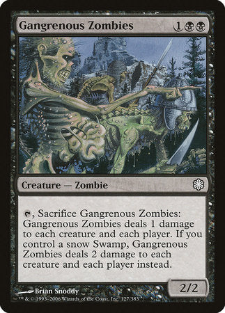 Gangrenous Zombies [Coldsnap Theme Decks] | Exor Games Bridgewater