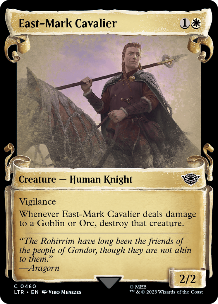 East-Mark Cavalier [The Lord of the Rings: Tales of Middle-Earth Showcase Scrolls] | Exor Games Bridgewater