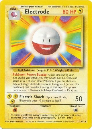 Electrode (21/102) [Base Set Unlimited] | Exor Games Bridgewater