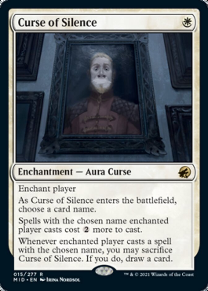 Curse of Silence [Innistrad: Midnight Hunt] | Exor Games Bridgewater